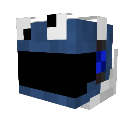Coconuts22 Minecraft avatar head, 3D render