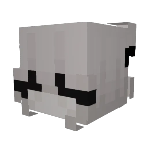 Cocoo_Goatt Minecraft avatar head, 3D render