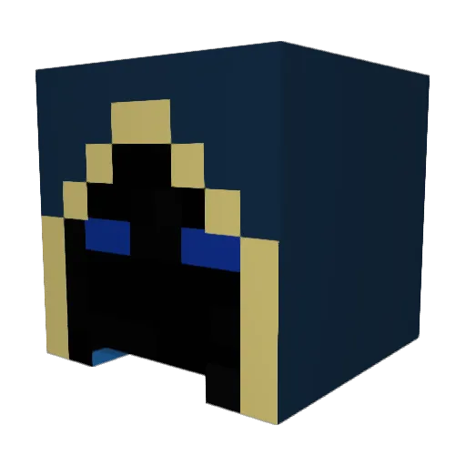 Cocoon90 Minecraft avatar head, 3D render