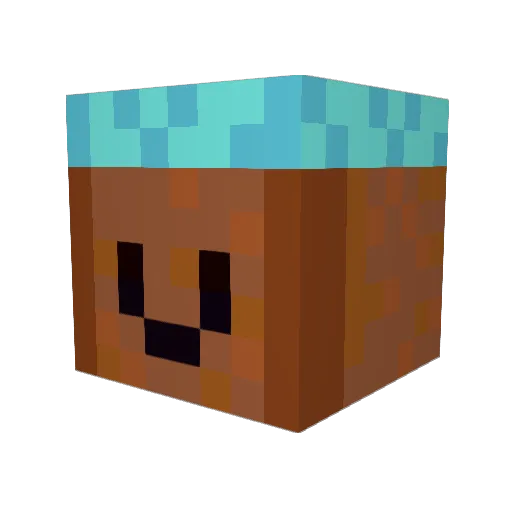Cocos_TW Minecraft avatar head, 3D render