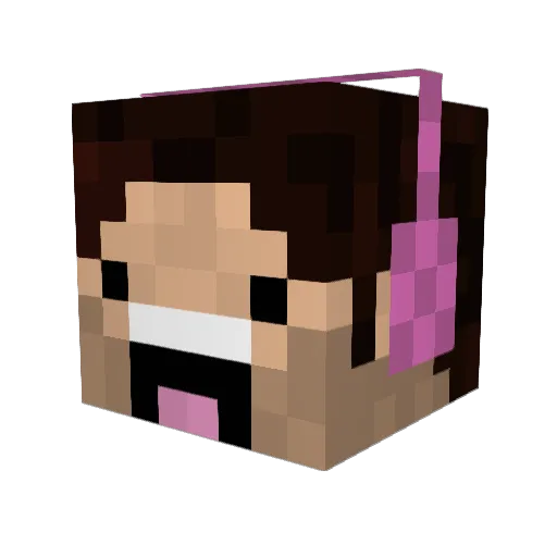 Cocuco4ka Minecraft avatar head, 3D render
