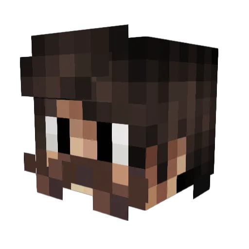 CodPhish7 Minecraft avatar head, 3D render