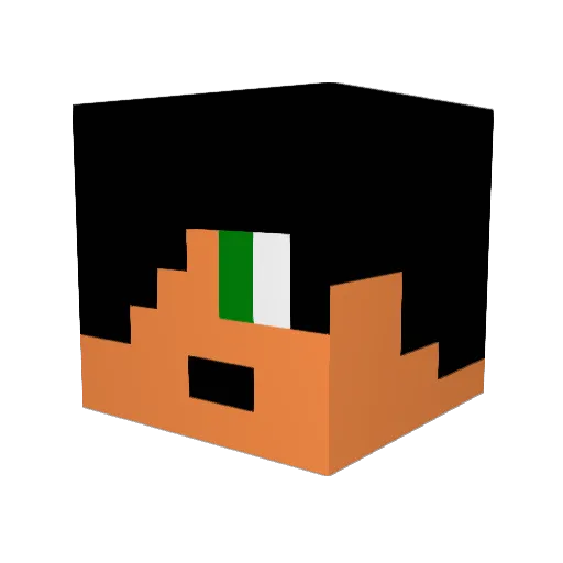 Codbo1251 Minecraft avatar head, 3D render