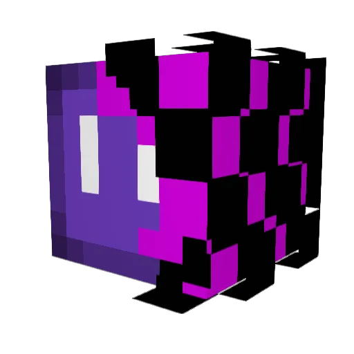 Code3rr0r Minecraft avatar head, 3D render
