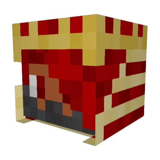 CodeCream Minecraft avatar head, 3D render