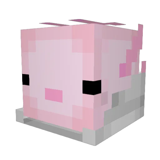 CodeError404_ Minecraft avatar head, 3D render