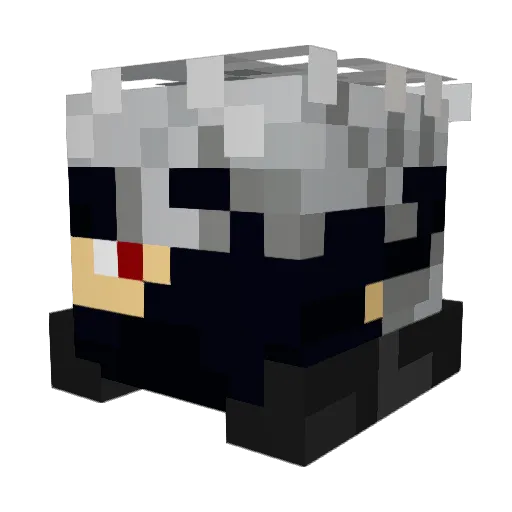 CodeGreen Minecraft avatar head, 3D render