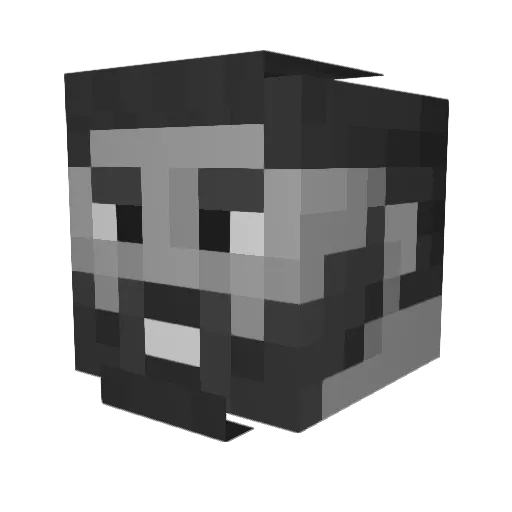 CodeLarry Minecraft avatar head, 3D render