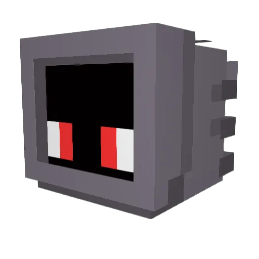 CodeNameCoal Minecraft avatar head, 3D render