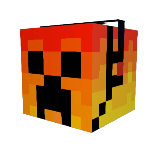 CodeNinjasNor06 Minecraft avatar head, 3D render