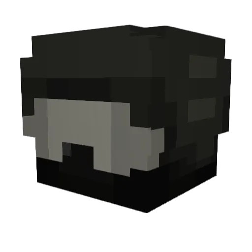 CodeOfViolence Minecraft avatar head, 3D render