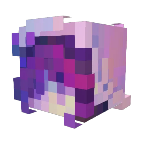 CodeSynth Minecraft avatar head, 3D render