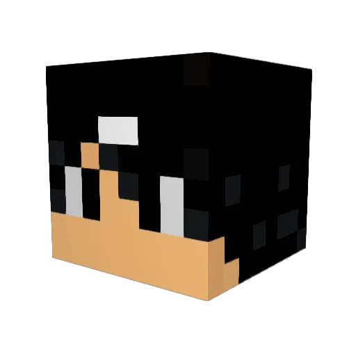 CodeXLD Minecraft avatar head, 3D render