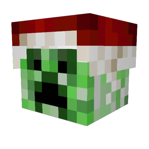 Code_Buddha Minecraft avatar head, 3D render
