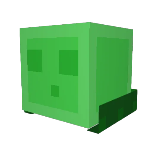 Coded1221 Minecraft avatar head, 3D render