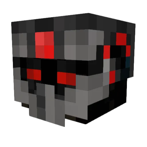 Codediller Minecraft avatar head, 3D render