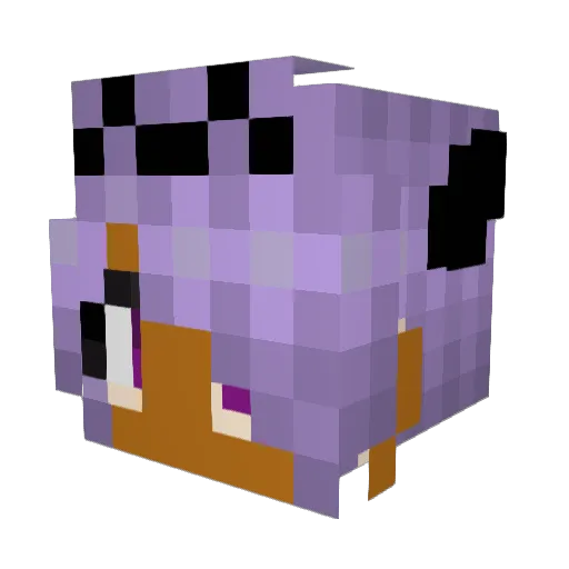 Codelawrencet Minecraft avatar head, 3D render