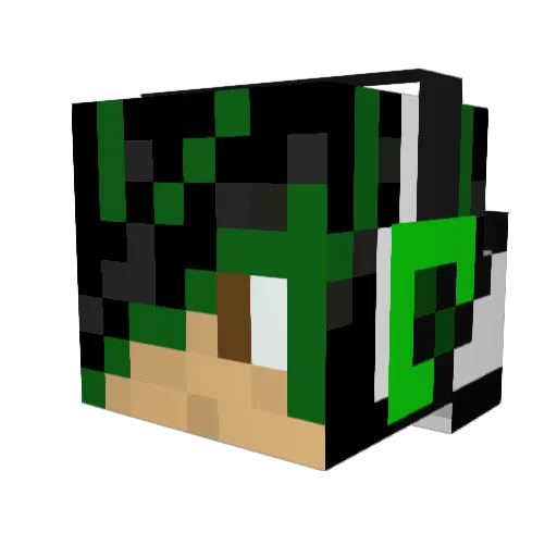Codeman_27 Minecraft avatar head, 3D render