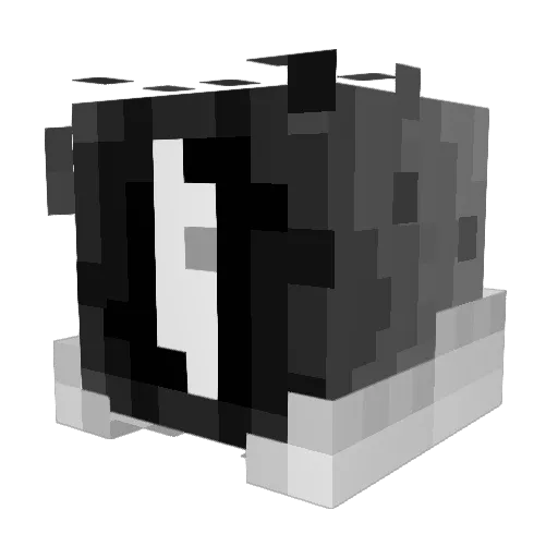 CodenameJackal_ Minecraft avatar head, 3D render