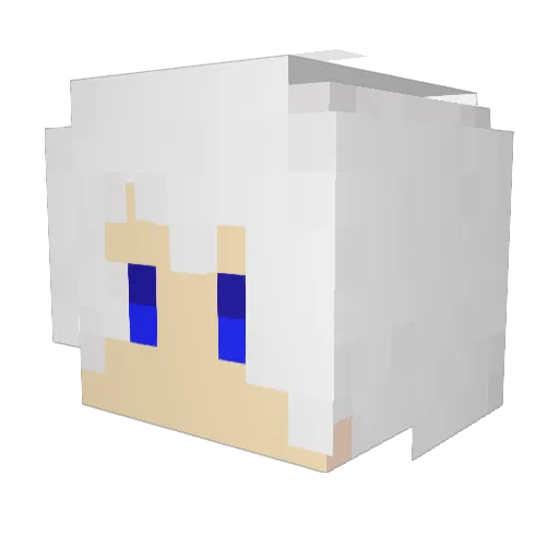 Codename_Siesta Minecraft avatar head, 3D render