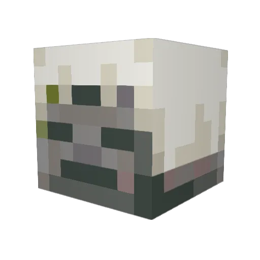 CodenamedTwoPer Minecraft avatar head, 3D render