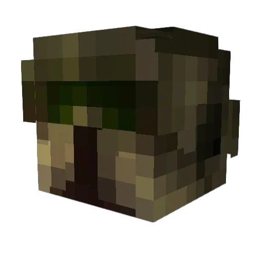 Codex4D Minecraft avatar head, 3D render