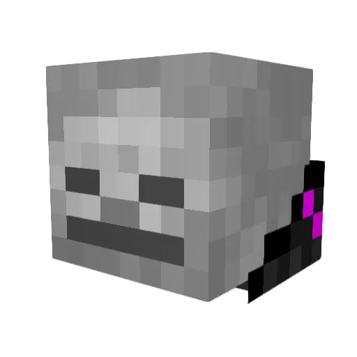 CodexHD_ Minecraft avatar head, 3D render