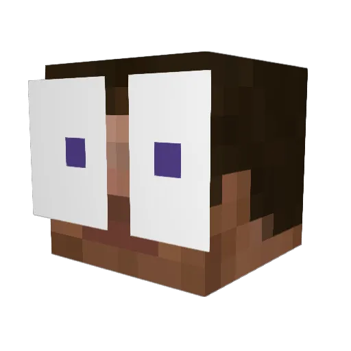 CodexWithCodes Minecraft avatar head, 3D render