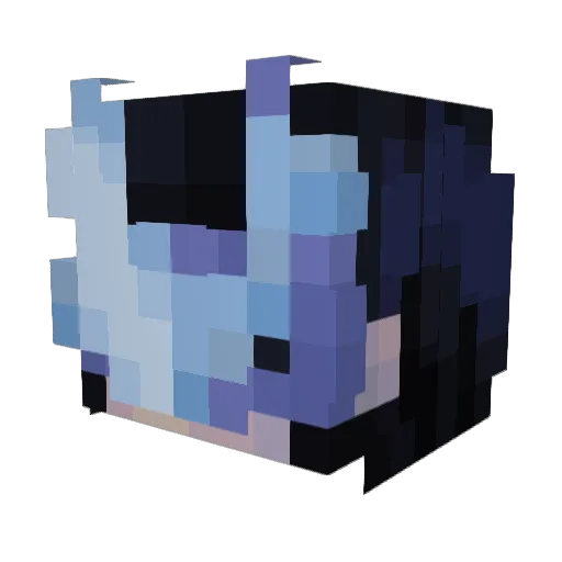 Codex_Astartes Minecraft avatar head, 3D render