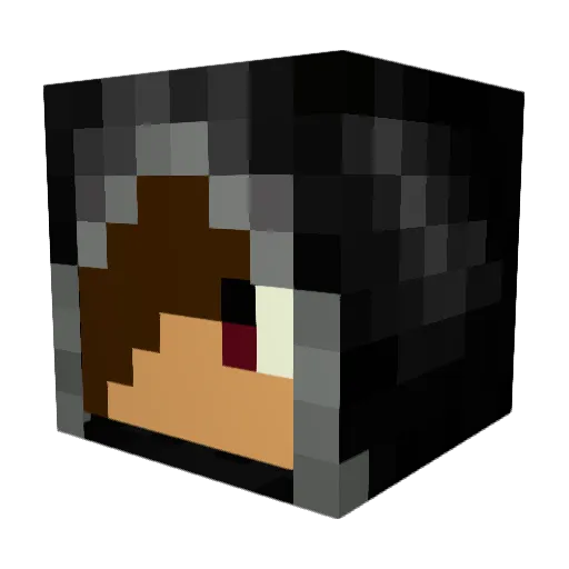Codex_Reaper Minecraft avatar head, 3D render