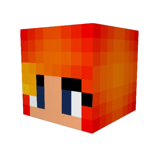 Codie12345678 Minecraft avatar head, 3D render