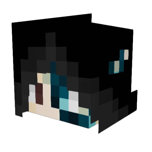 Codiesel Minecraft avatar head, 3D render