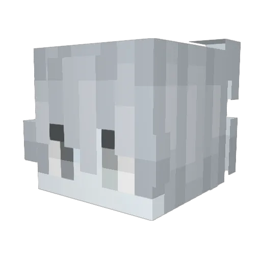 CodigoMushySinH Minecraft avatar head, 3D render