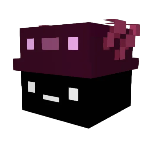 CodingSmile Minecraft avatar head, 3D render