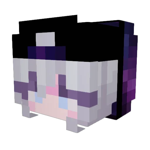 Codonorix Minecraft avatar head, 3D render