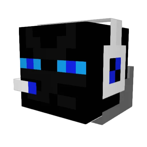 CodrMan Minecraft avatar head, 3D render