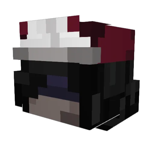 Codradin Minecraft avatar head, 3D render