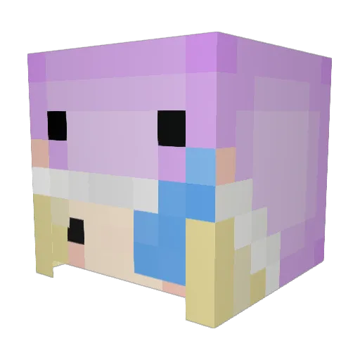Codster152 Minecraft avatar head, 3D render