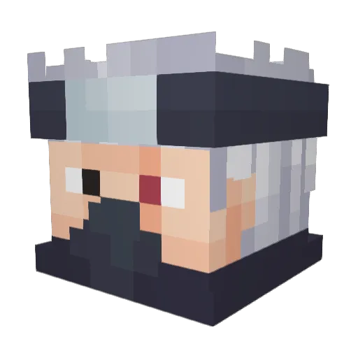 CodyJenks Minecraft avatar head, 3D render