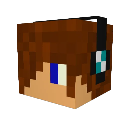 CodyMCx Minecraft avatar head, 3D render