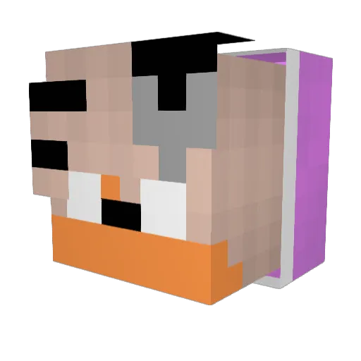 CodyPlay32 Minecraft avatar head, 3D render