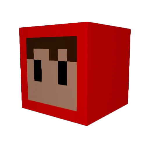 CodyPlaysNation Minecraft avatar head, 3D render