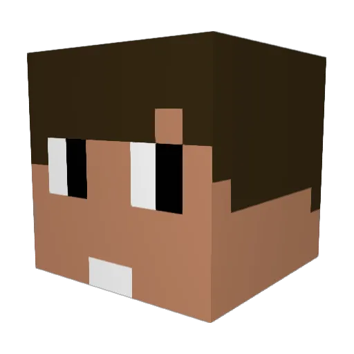 Cody_McCrae Minecraft avatar head, 3D render