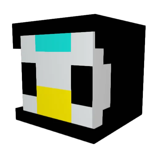 Cody_peng Minecraft avatar head, 3D render