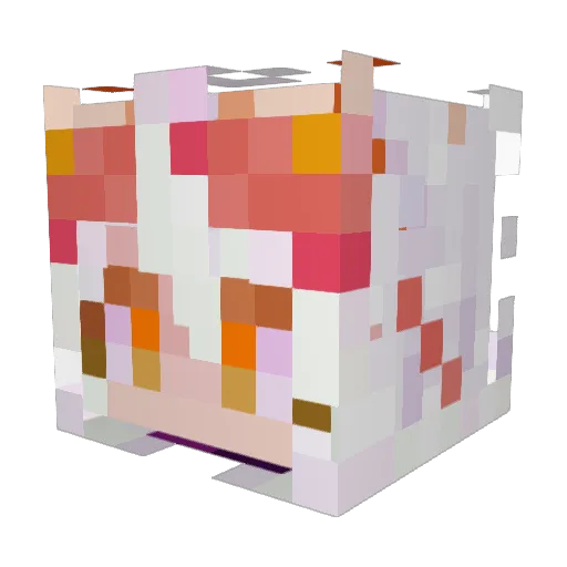 Coefficiant Minecraft avatar head, 3D render