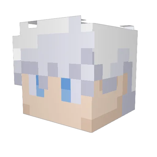 CoelhaoUsagi Minecraft avatar head, 3D render