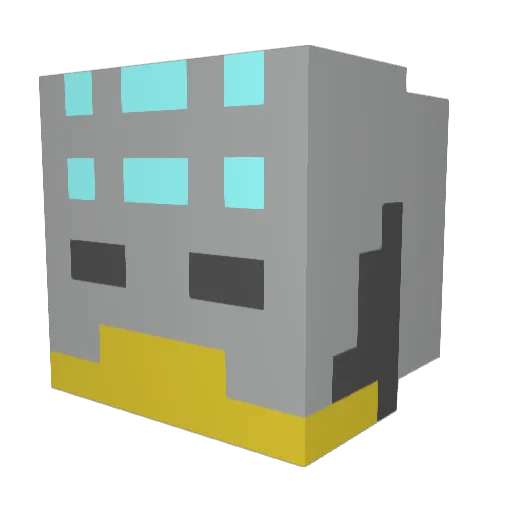 Cofefeaddict Minecraft avatar head, 3D render