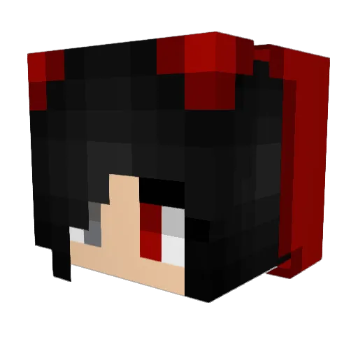 CoffeYko_YT Minecraft avatar head, 3D render