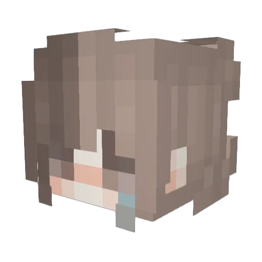 CoffeeBean7409 Minecraft avatar head, 3D render