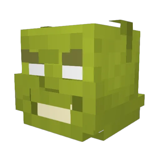 CoffeeCream88 Minecraft avatar head, 3D render
